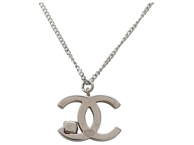 Collana con pendente Coco Mark Chanel Argento - vista 2