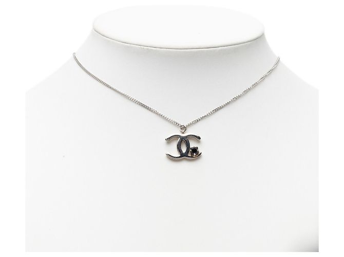 Collana con pendente Coco Mark Chanel Argento - vista 6