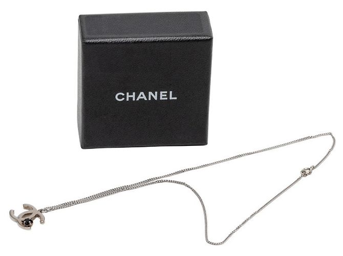 Collana con pendente Coco Mark Chanel Argento - vista 7