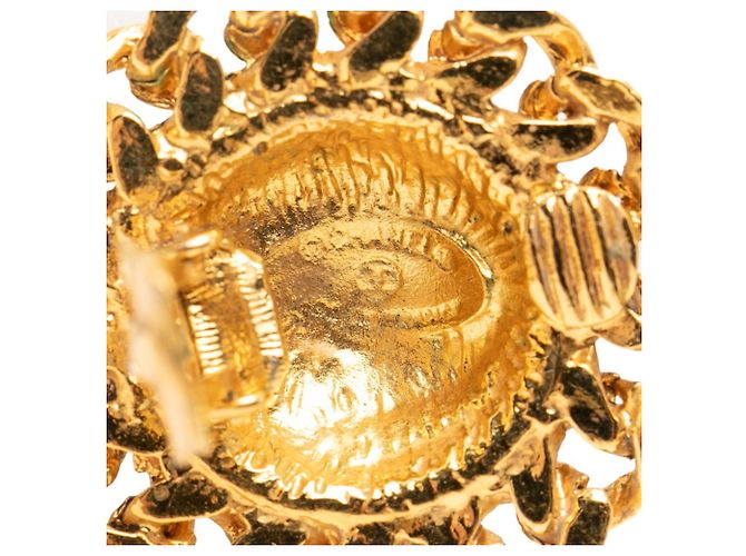 Chanel Coco Mark Matelassé Chain Ohrringe Golden - Ansicht 3