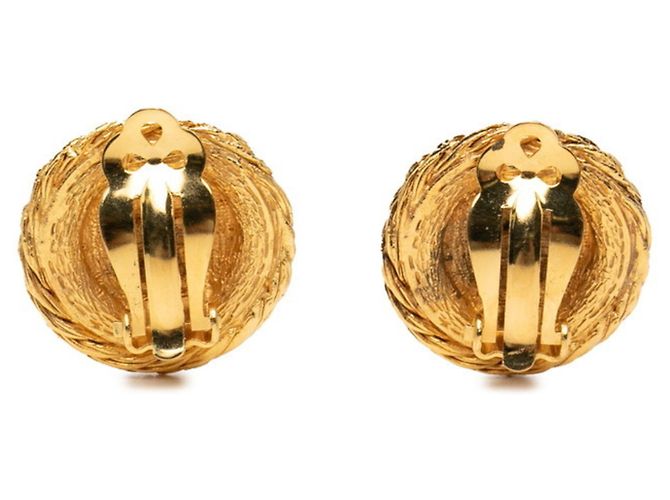 Orecchini a clip Chanel Coco Mark con motivo leone D'oro - vista 2