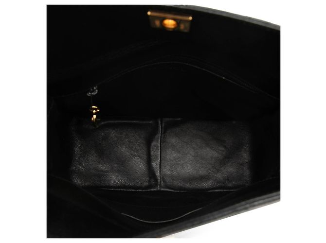Sac à bandoulière Chanel Matelassé Coco Mark Noir - vue 4