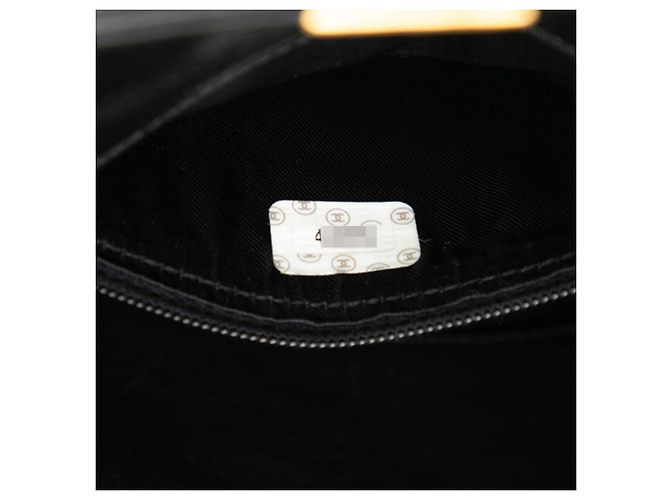 Sac à bandoulière Chanel Matelassé Coco Mark Noir - vue 6