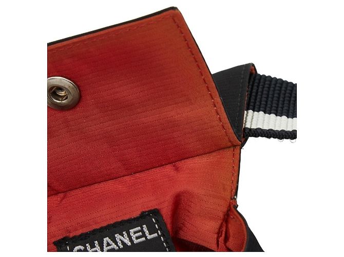 Borsa Body Chanel Travel Line Nero - vista 7