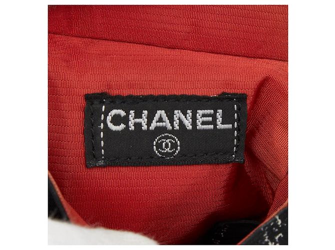 Borsa Body Chanel Travel Line Nero - vista 8