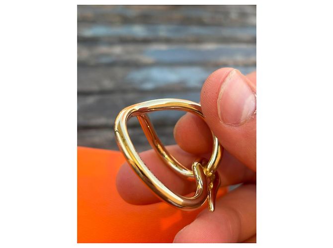 Hermès Jumbo Schalring Gold Golden - Ansicht 5