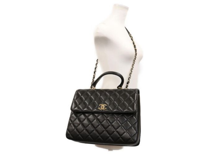 Borsa a tracolla 2-Way Chanel Trendy CC Maxi Nero - vista 16