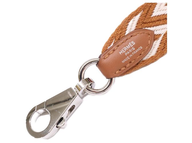 Hermès Hermes Gold Swift Leather Shoulder Strap Golden - view 3