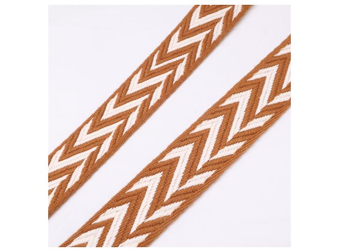 Hermès Hermes Gold Swift Leather Shoulder Strap Golden - view 6