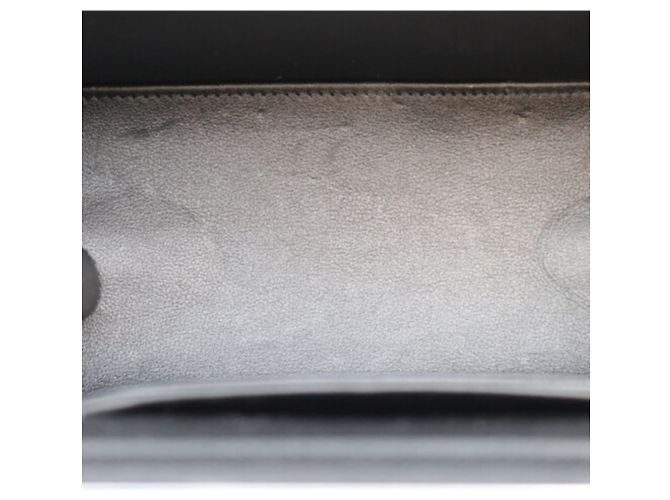 Borsa Vanity Chanel in vernice nera con manico superiore Nero - vista 13