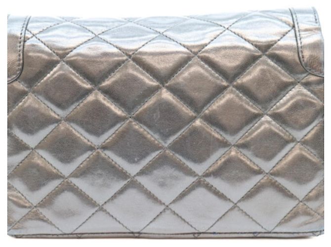 Borsa a Spalla Chanel Black Lambskin Paris Limited Edition Single Flap Matelassé 19 Nero - vista 3