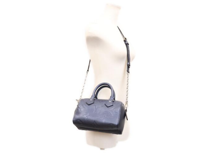 Louis Vuitton M58958 Empreinte Metallic Blue Speedy Bandoulière 20 Borsa Boston - vista 12