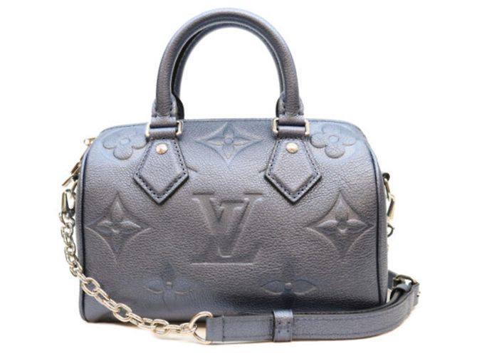 Louis Vuitton M58958 Empreinte Metallic Blue Speedy Bandoulière 20 Borsa Boston - vista 3