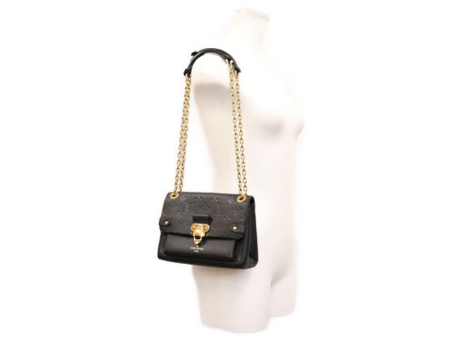 Borsa a Spalla Louis Vuitton M44550 Empreinte Black Vavin BB Nero - vista 14