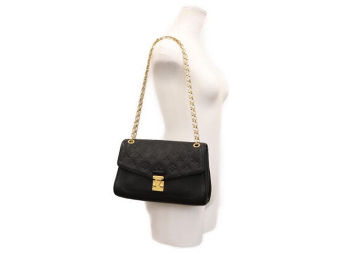 Bolsa de Ombro Louis Vuitton Empreinte Black Saint Germain PM Preto - vista 13