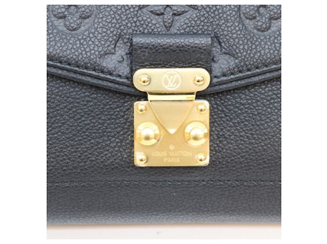 Bolsa de Ombro Louis Vuitton Empreinte Black Saint Germain PM Preto - vista 9