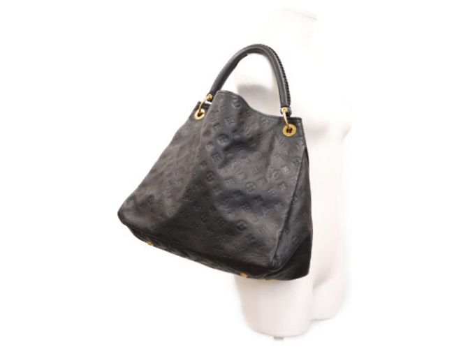 Borsa a Spalla Louis Vuitton M93448 Empreinte Black Artsy MM Nero - vista 11
