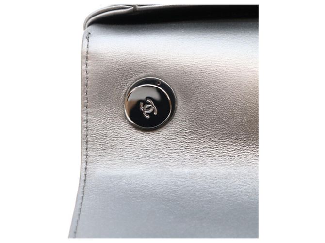 Borsa a tracolla Chanel Black Lambskin Trendy CC piccola Nero - vista 12