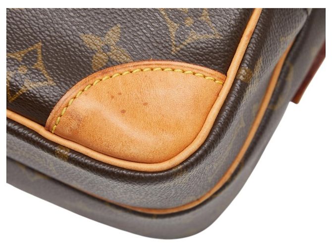 Borsa a tracolla Louis Vuitton Monogram Nile Marrone - vista 4