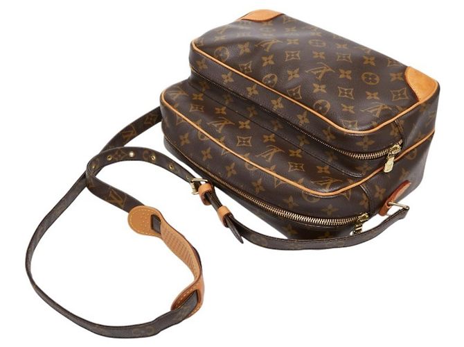 Borsa a tracolla Louis Vuitton Monogram Nile Marrone - vista 8