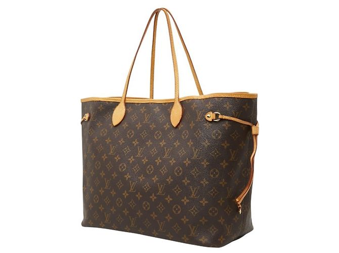 Borsa Tote Louis Vuitton Monogram Neverfull GM Marrone - vista 2