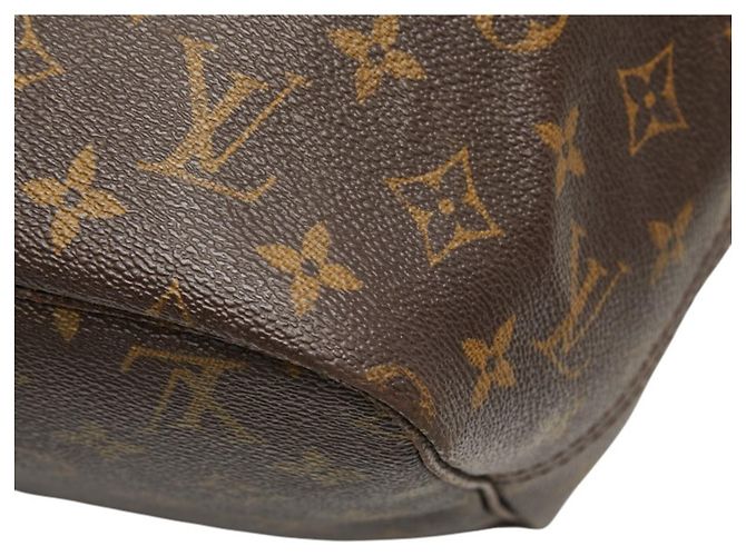 Borsa Tote Louis Vuitton Monogram Neverfull GM Marrone - vista 6