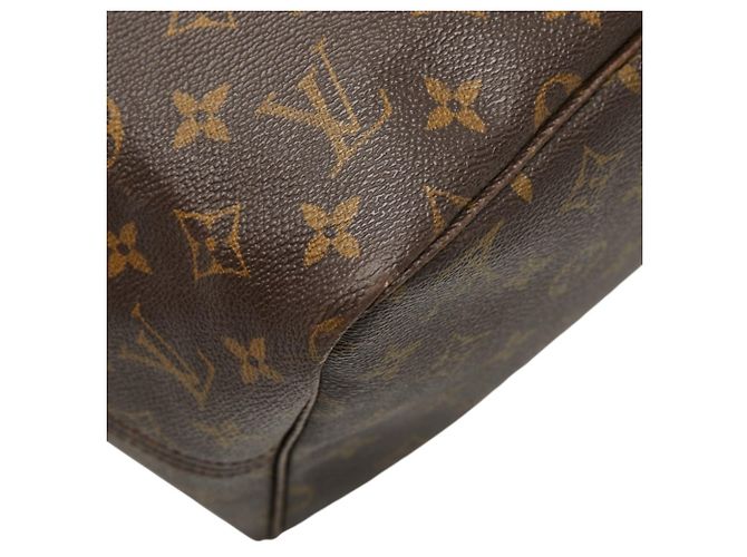 Borsa Tote Louis Vuitton Monogram Neverfull GM Marrone - vista 7