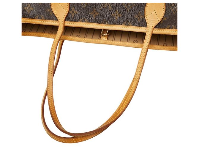 Borsa Tote Louis Vuitton Monogram Neverfull GM Marrone - vista 8