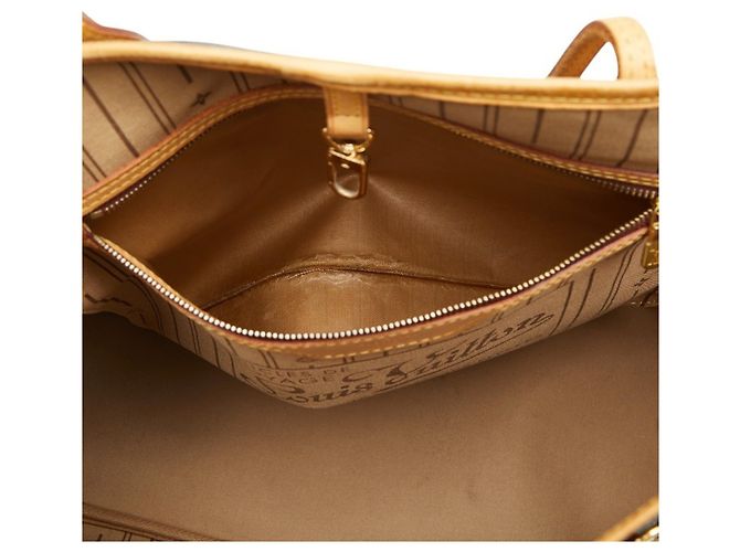 Borsa Tote Louis Vuitton Monogram Neverfull GM Marrone - vista 9