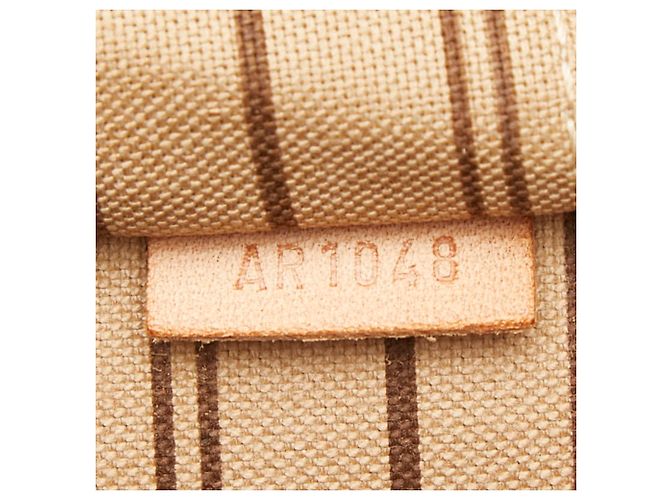 Borsa a Spalla Louis Vuitton Monogram Neverfull MM Marrone - vista 12
