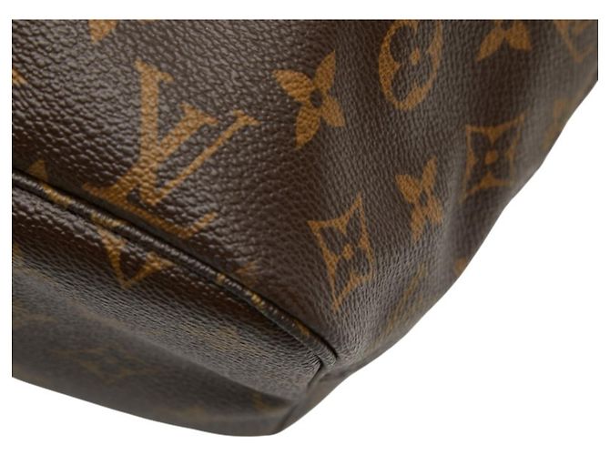 Borsa a Spalla Louis Vuitton Monogram Neverfull MM Marrone - vista 4