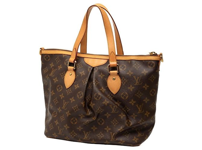 Borsa a mano e borsa a tracolla Louis Vuitton Monogram Palermo PM Marrone - vista 2