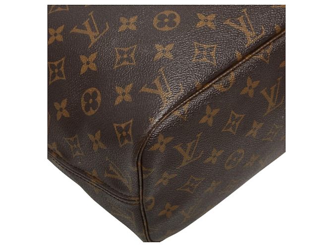 Borsa Tote Louis Vuitton Monogram Neverfull MM Marrone - vista 5