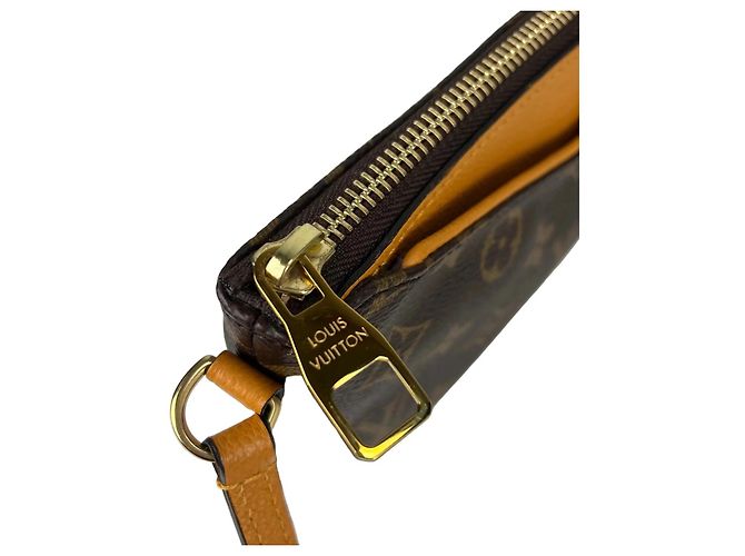 Borsa a Tracolla Louis Vuitton Pallas Monogram Marrone - vista 7