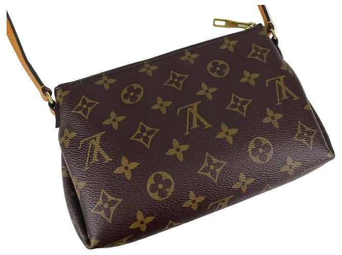 Borsa a Tracolla Louis Vuitton Pallas Monogram Marrone - vista 9