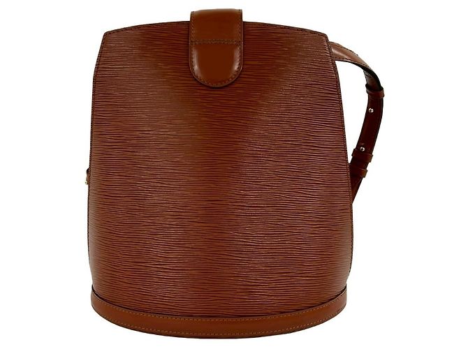 Bolsa Louis Vuitton Vintage Cluny em couro Epi Marrom - vista 3