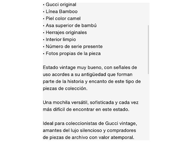 Gucci Bamboo Lederrucksack Braun - Ansicht 11