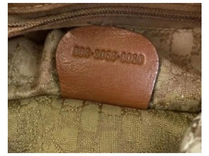 Gucci Bamboo Lederrucksack Braun - Ansicht 6