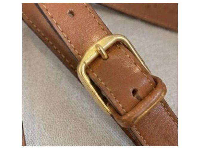 Gucci Bamboo Lederrucksack Braun - Ansicht 8
