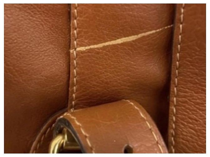 Gucci Bamboo Lederrucksack Braun - Ansicht 9