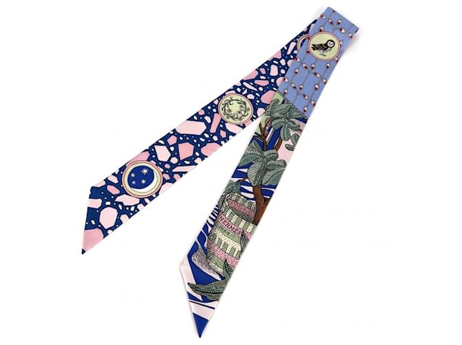 Hermès Sciarpa Twilly Hermes - LA DANCE DES AMAZONES Multicolore - vista 2