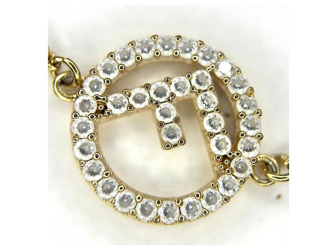 Bracelet Fendi Gold Charm Doré - vue 5
