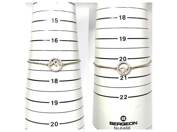 Bracelet Fendi Gold Charm Doré - vue 6