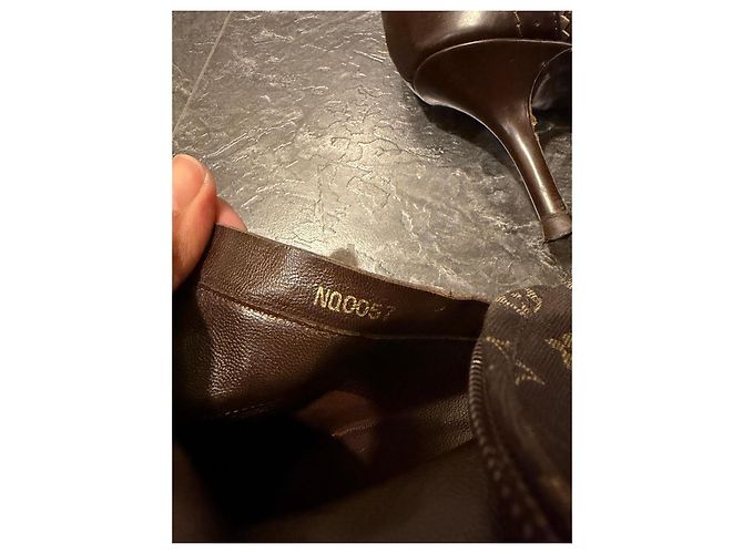 Louis Vuitton Botines Monogram Canvas Marrón Castaño - vista 6