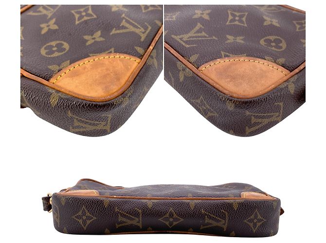 Louis Vuitton Pochette Dragonne PM Vintage Monogram Marly M51827 Rosso - vista 4