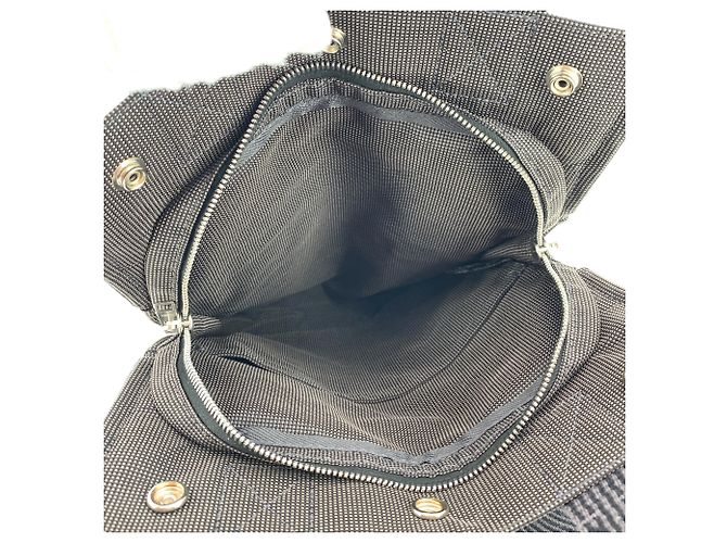 Hermès Zaino Hermes Grey Canvas Herline Bacpack Sac A Dos PM Tote Bag Grigio - vista 6