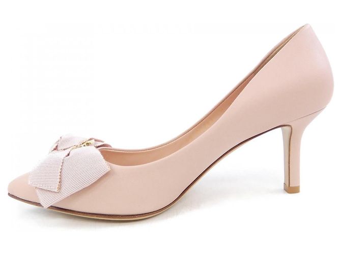 Décolleté in pelle Salvatore Ferragamo Rosa - vista 2