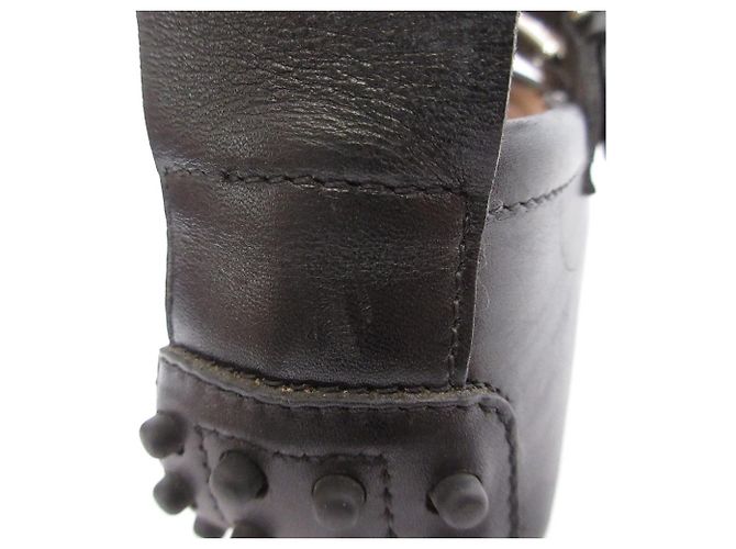 Tod's Sandali TODS GOMMINI TRONCHETTO FIBBIE Nero - vista 17