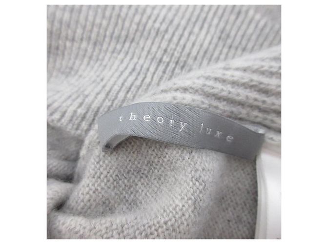 Luxus-Rollkragenpullover aus Kaschmir von theory Braun Grau - Ansicht 6