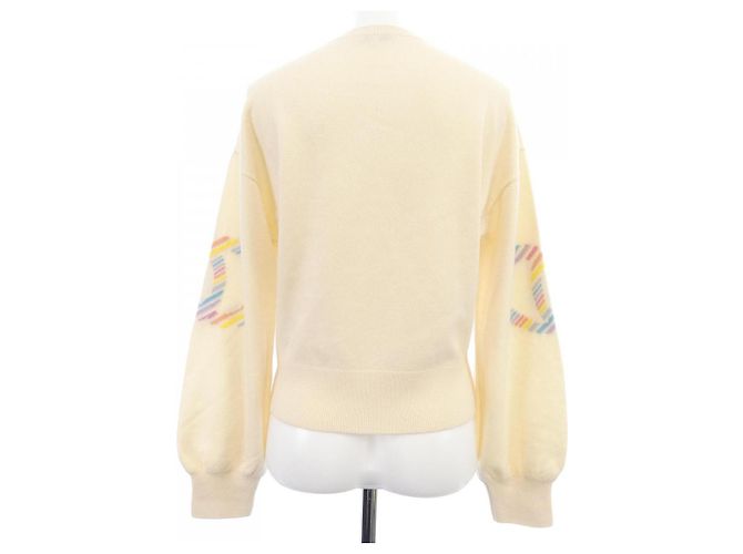 Chanel P60510K46043 Kaschmirstrickware Braun Beige - Ansicht 2